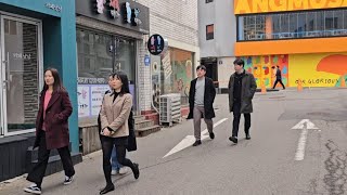 Walking The Street of Sinyongsan Seoul | March 2024