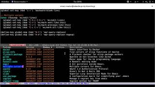 Multiple cursors in Emacs