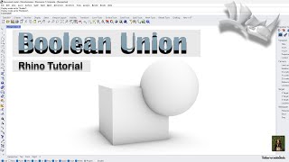 Learn a New Rhino Command! Rhino Tutorial on the Boolean Union Command by @TitleeMehzabeen
