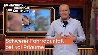 Schreckmoment: Kai Pflaume stürzt gefährlich🚲 | Du gewinnst hier nicht die Million bei Stefan Raab