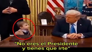 EL HIJO DE ELON MUSK LE DIJO A DONALD TRUMP \