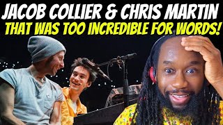 You need to hear the crowd sing with him! JACOB COLLIER & CHRIS MARTIN Fix you REACTION