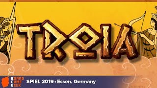 Troia - game overview at SPIEL 2019