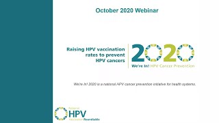 We’re In! 2020 Webinar: Driving up HPV Completion Rates During a Pandemic