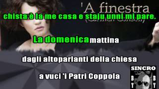 A' FINESTRA - CARMEN CONSOLI - KARAOKE