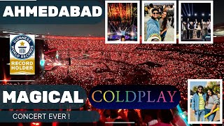 Our Live Coldplay Experience at the Guinness World Record Concert! 🎶🔥 | Laska Vlogs | Ahmedabad