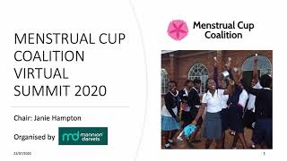 Menstrual Cup Coalition Summet 2020