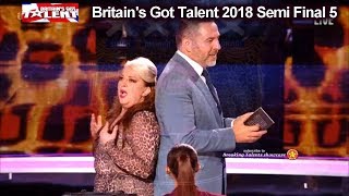 Mandy Muden Comedian Magician NAUGHTY FUNNY Britain's Got Talent 2018 Semi Finals 5 BGT S12E12