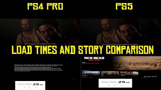 Red Dead Online PS4 PRO Vs PS5 Load Times And Story Comparison
