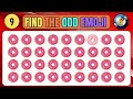 Lets test your eyes  FIND THE ODD EMOJI OUT    PUZZLE # 12  Find The Odd Emoji Quizzes