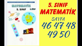 5.SINIF MATEMATİK DERS KİTABI SAYFA 46 47 48 49 50 ETKİNLİK VE UYGULAMA // 5.SINIF MATEMATİK 2.KİTAP