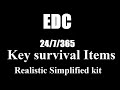 key survival items (SMALLEST EDC) ???...bexbugoutsurvivor