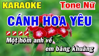 Cánh Hoa Yêu Karaoke Nhạc Sống TONE NỮ | Hoài Phong Organ