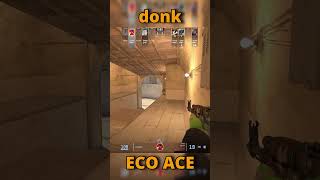 donk ECO ACE | FACEIT HIGHLIGHTS | #shorts #cs2 #faceit #donk