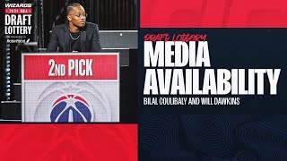Media Availability: Will Dawkins and Bilal Coulibaly | NBA Draft Lottery