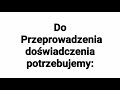 doświadczenie z kieliszkiem