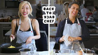 Tiffany Young Tries to Keep Up with a Professional Chef | Back-to-Back Chef | Bo