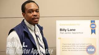 Meet CTA Rail Janitor Apprentice, Billy L.!