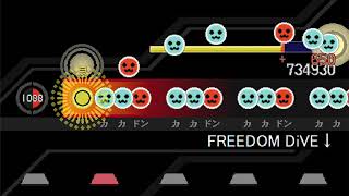 【太鼓さん次郎】    FREEDOM DiVE↓　創作譜面