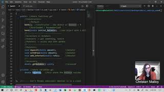 Classes & Objects: private variables and basic functions