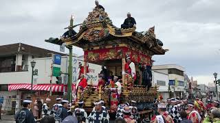 令和元年　十二月二日　秩父夜祭　宵宮　上町屋台