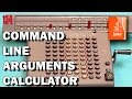 JAVA: Command line arguments calculator