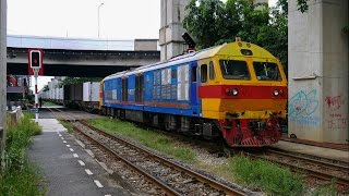 รถไฟไทย # ขบวนรถพิเศษสินค้า (Segment) ที่ 1608 บ้านหมอ - บางซื่อ (ย่านพหลฯ)