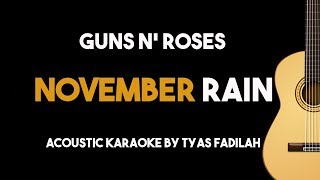 Guns n' Roses - November Rain (Acoustic Guitar Karaoke Version)