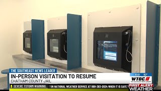 ‘Your day has come’: In-person visitations return to Chatham County Detention Center after 14 yea...