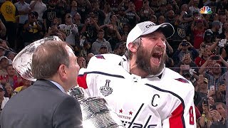 Alex Ovechkin and the Capitals lift the Stanley Cup!