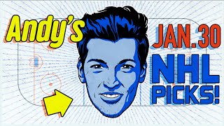 NHL Sniffs, Picks & Pirate Parlays Today 1/30/24 | Best NHL Bets w/ @AndyFrancess