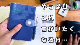 【朝の手帳時間】ロルバーンのかっこいい手帳をプチカスタマイズしたよ