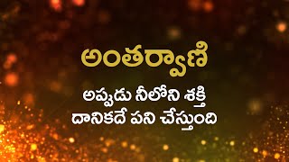 అంతర్వాణి  | అప్పుడు నీలోని శక్తి దానికదే పని చేస్తుంది  | Heartfulness  | 10/2/2022