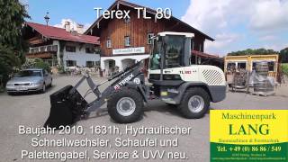 Terex TL 80 Radlader Demo @ Lang Machinery