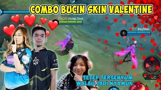 COMBO BUCIN SKIN VALENTINE NAMBAH DAMAGE!! ft ( Evos Jenniee, Victim Baymax dkk )