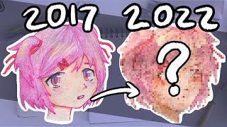 Redrawing my old art 5 years later!