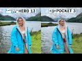 Gopro Hero 13 Black Vs Dji Pocket 3 Camera Test Comparison | hero 13 Better then Pocket 3