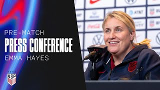 PRE-MATCH PRESS CONFERENCE: Emma Hayes | USWNT vs. Korea Republic | June 3, 2024