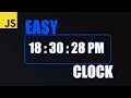 How to Build a Digital Clock with JavaScript, CSS and HTML | Javascript Tutorial