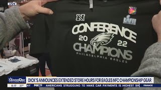 Eagles gear flying off the shelves after NFC Champion starts Super Bowl hype