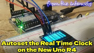 Get Epoch Time Automatically and Convert it to Readable Time and Set The Arduino R4 RTC