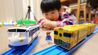 プラレール 或る列車＆鉄道ホビートレインで遊んでみた