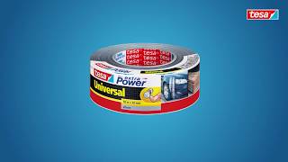 tesapack® Extra Power Universal - strong duct tape / gaffa tape for repairing, marking and bundling