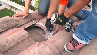 Orion Solar racking residential spanish tile hook installation procedure #1