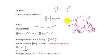 Persamaan Diferensial Bernoulli