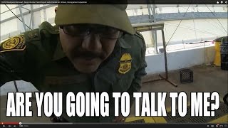 DHS Checkpoint Refusal - Angry Border Patrol Agent calls Canine on Citizen, Immigration Inspection