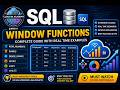 🔥 SQL Window Functions in One Video | ROW_NUMBER, RANK, DENSE_RANK, LEAD, LAG, NTILE | SQL Interview