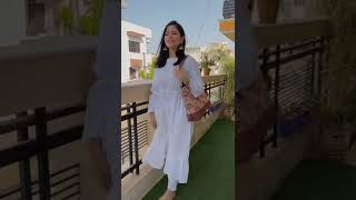 White Chikankari Summer Kurti | Dream Simple | #Shorts 28