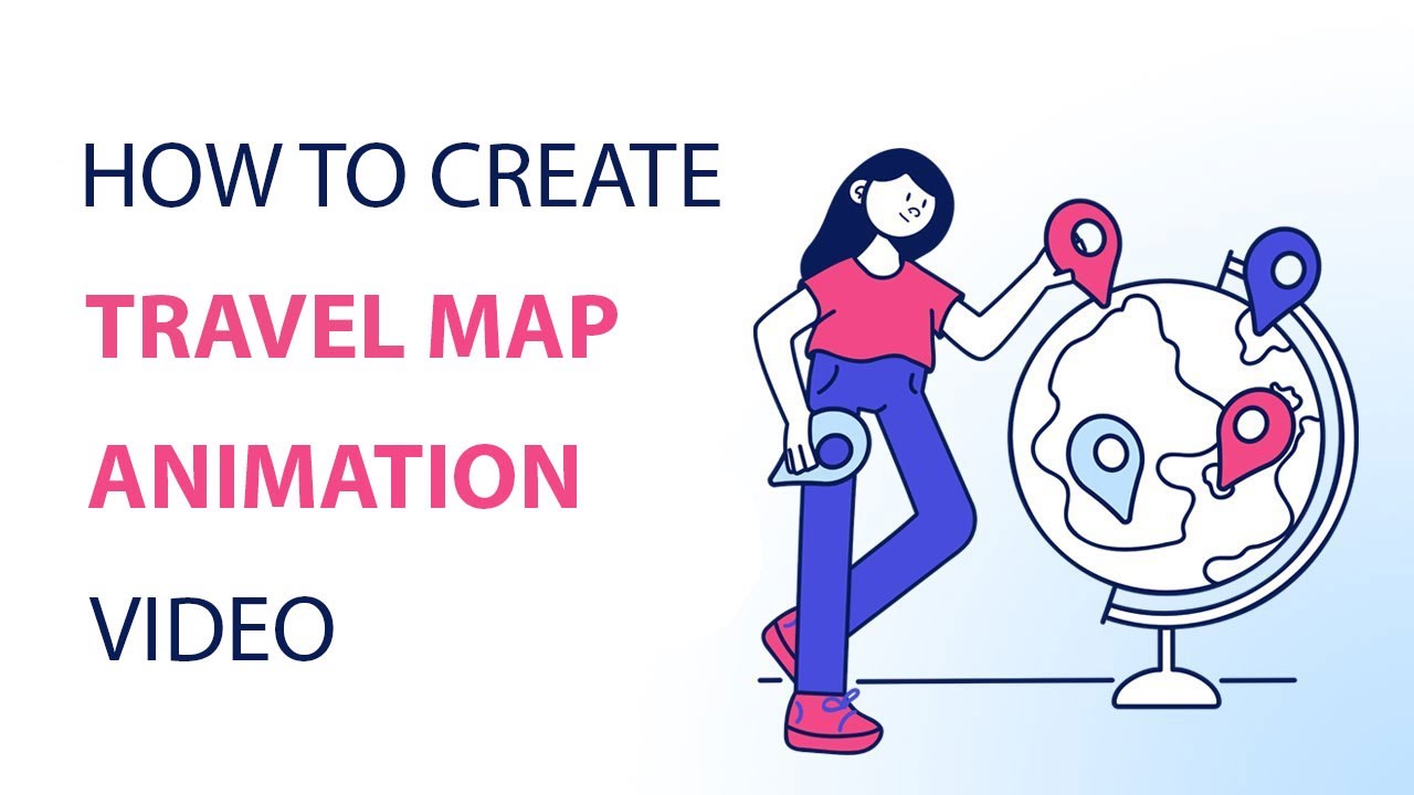 Create Travel Map Animation With Ready-Made Templates - YouTube