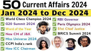 Current Affairs 2024 2025 January To December Current Affairs 2024 Last